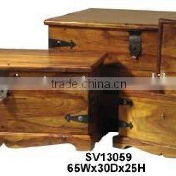 wooden storage boxes, wooden furniture