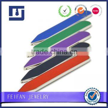 Wholesale Personalized Metal Enamel Collar Stays High Quality Custom Collar Bone photo-3