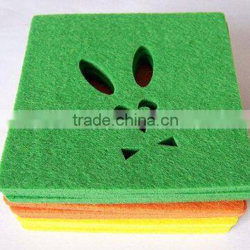 Laser Cut Felt Coaster With Diamter 15cm