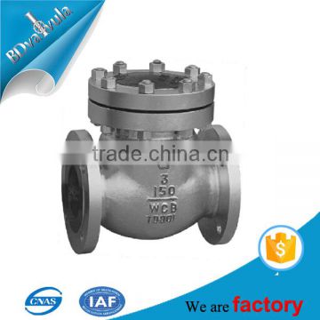 DIN standard flange type check valve with proper price in ALIBABA website BD VALVULA