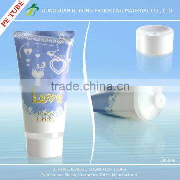 Plastic Transparent labeling Packaging Tubes