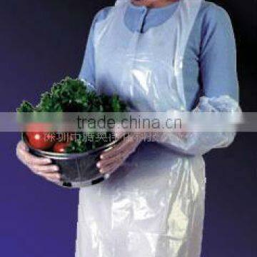 disposable plastic food apron for cooking