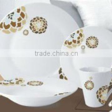 Super white ceramic modern dinnerware set china supplier