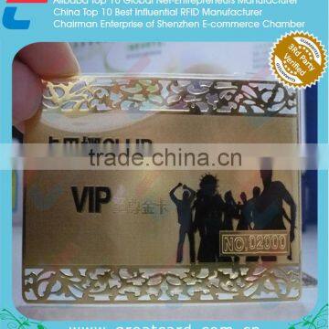 Matt Metal Business Card With Embossed Words Metal Labels photo-3