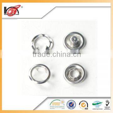 10 mm open top cap prong snap button with 222# bottom