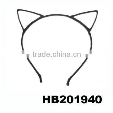 assorted black cat animal ear metal wire headband wholesale