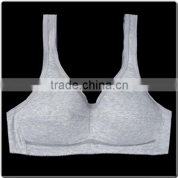 Women Soft Padded Wire-free Thin Cotton Bra Sleep Bra