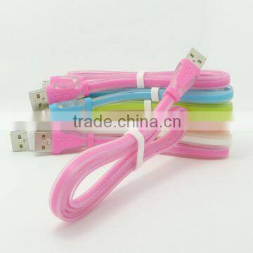 Hot Selling Colorful Cheapest Bulk Smily Face Sync Charger Usb Cable Led Lighting (OEM ODM) Quality Choice photo-5