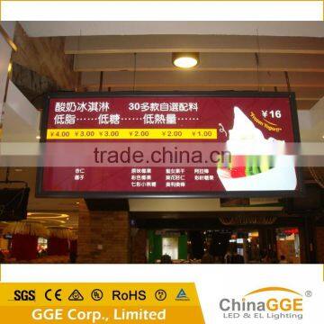 High stable quality A4 size aluminum wall hanging LED advertising light box