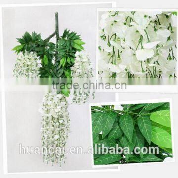 Hottest Artificial Wisteria for Wedding Decoration/artificial Wisteria for Christmas Decoration Artificial Flowers 110cm