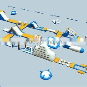 2016 Hot giant inflatable water parks with large inflatable water pool for adults and kids made in China factory