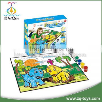 Fantastic educational cardboard jigsaw puzzle for children