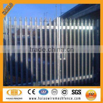 Made in China hot dip galvanized 2.75m width polyester painting high security anping factory palisade fence