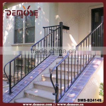 ornamental iron railings/metal stair railing/wrought iron step railing