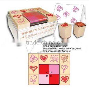 WOODEN STAMP SET