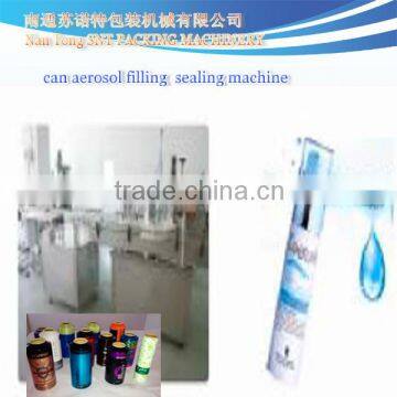 can aerosol filling and sealing equipment line