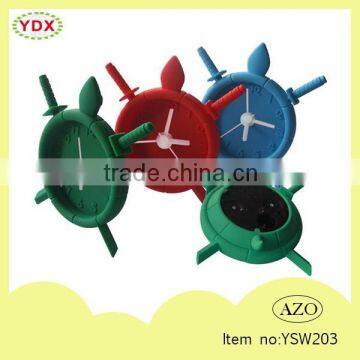 2014 made in China Anime Silicone Alarm Clock, animal shape mini clock