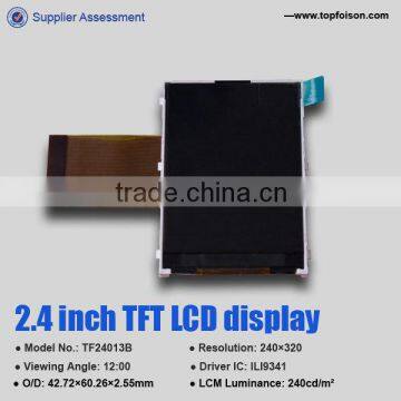 manufacturing qvga 2.4 inch touch lcd module 240*320 with resistive touch panel for medical device