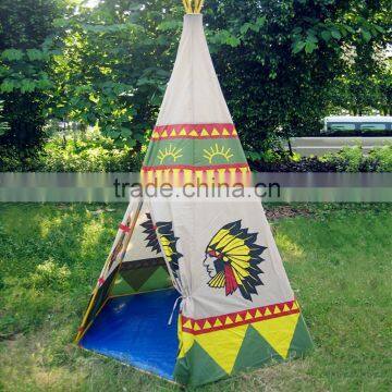 Funny tipi tents polyester kids play tipi tents