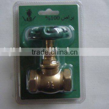 Brass stop valve