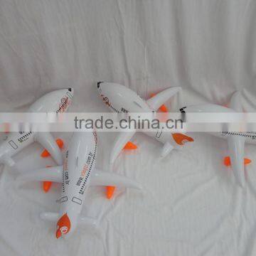 logo printed inflatable airplane toys for kids
