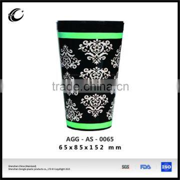 2015 promotional new plastic cups 20 oz 600ml double wall cup with lid