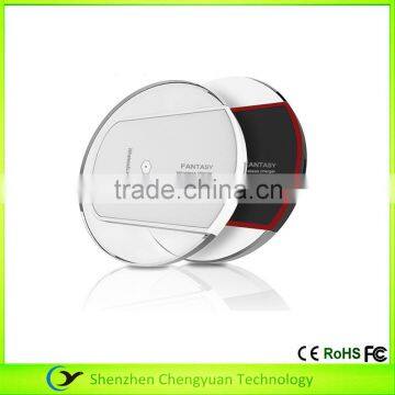Hot selling compact and lightweight wireless charger qi wireless charger mobile phone universal wireless charger for smartphone