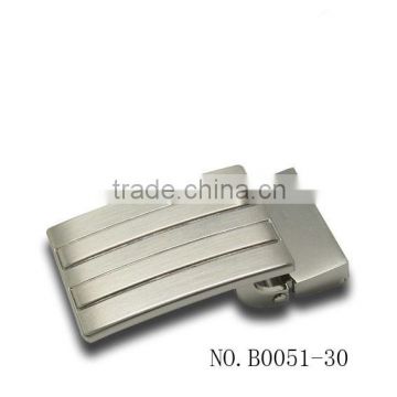 Pressing popular meta two joint belt buckle for business men