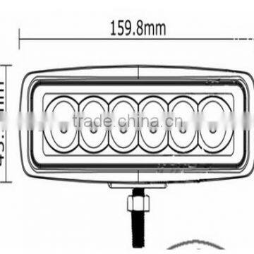 Super Bright 18W Led Light Bar, Mini LED Driving Light Bar, IP67 18W LED Work Light Bar photo-6