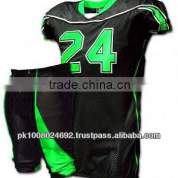 American football uniform tackle twill sublimated logo