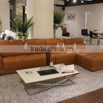 classice Italian leather sofa bed chaise luxury lounge sofa set                        
                                                Quality Choice