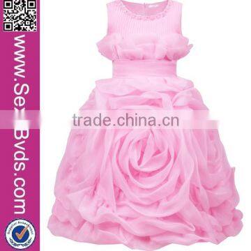 Little Queen Flower Girl Dress Girl Party Wear Western Dress Baby Girl Princess Dress 2016 photo-2