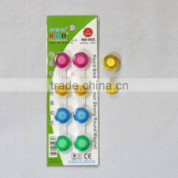 Made in China  supply transparent Colorful Push Pin Magnet