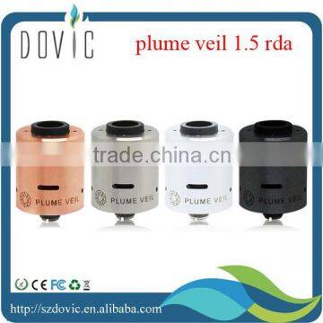 ss,copper,black, white plume veil 1.5 rda copper atomzier plume veil rda