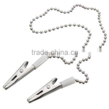 Medical Dental Napkin Bib Holder Metal Chain Excellent Quality photo-4