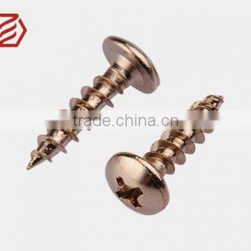 4*12 Low Steel and Hardness Ni-plated Captive Screw with 4.8 Grade
