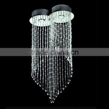 Modern crystal ceiling chandelier light led pendant lamp for hotel light