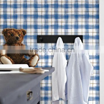 C10906 name square blue wall paper