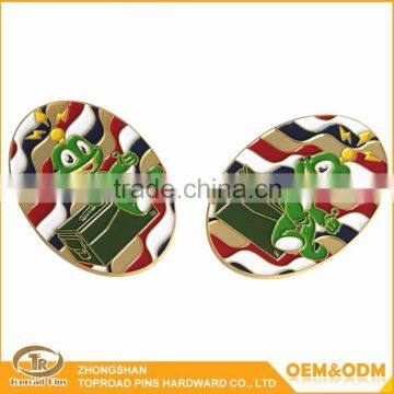 Custom metal coin die stamp plating cartoon coin custom frog customised challenge coin