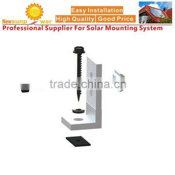 Solar Panel Installation for Metal Tin Deck Pitched Roof System
