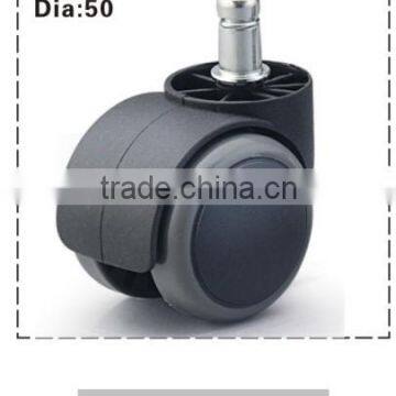 bw hot selling products wheel casters, PU wheel casters without brake SGS HYL-50S-23 wheel casters