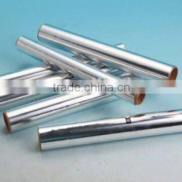 Aluminum foil roll hot food wrapping paper in silver