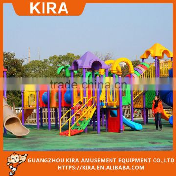 KIRA Outdoor Preschool Children Plastic Playground Slide For Sale