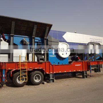 Hot sale!!! Sanyyo Mobile Jaw Rock Crusher/Mobile Cone Crusher/Mobile Impact Crusher with best price and quality.