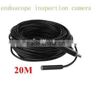 USB Endoscope 20m coil-shaped Snake Tube Inspection camera