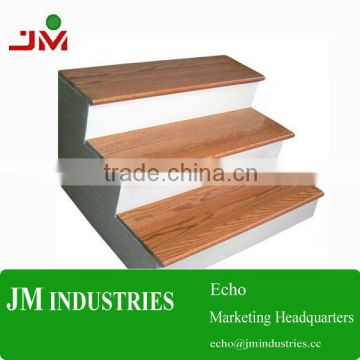 Bamboo plastic composite stair tread