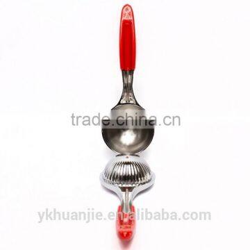 Silicone Handle Stainless Steel Lemon Juicer Citrus Juicer photo-4