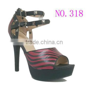 Sexy women peep toe shoes high heel shoes summer shoes