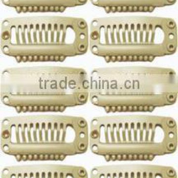 snap comb clips 9 teeths type clips for hair extension snap clips hair extension snap clips