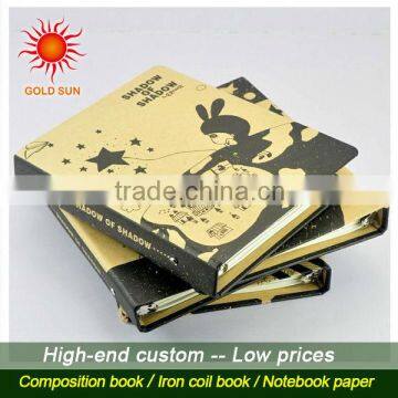 custom cheap paper recycled spiral notebook for promotion